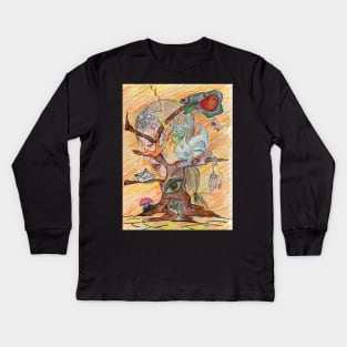 Almighty Tree of Life Kids Long Sleeve T-Shirt